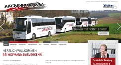 Desktop Screenshot of busverkehr-hofmann.de