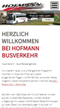 Mobile Screenshot of busverkehr-hofmann.de